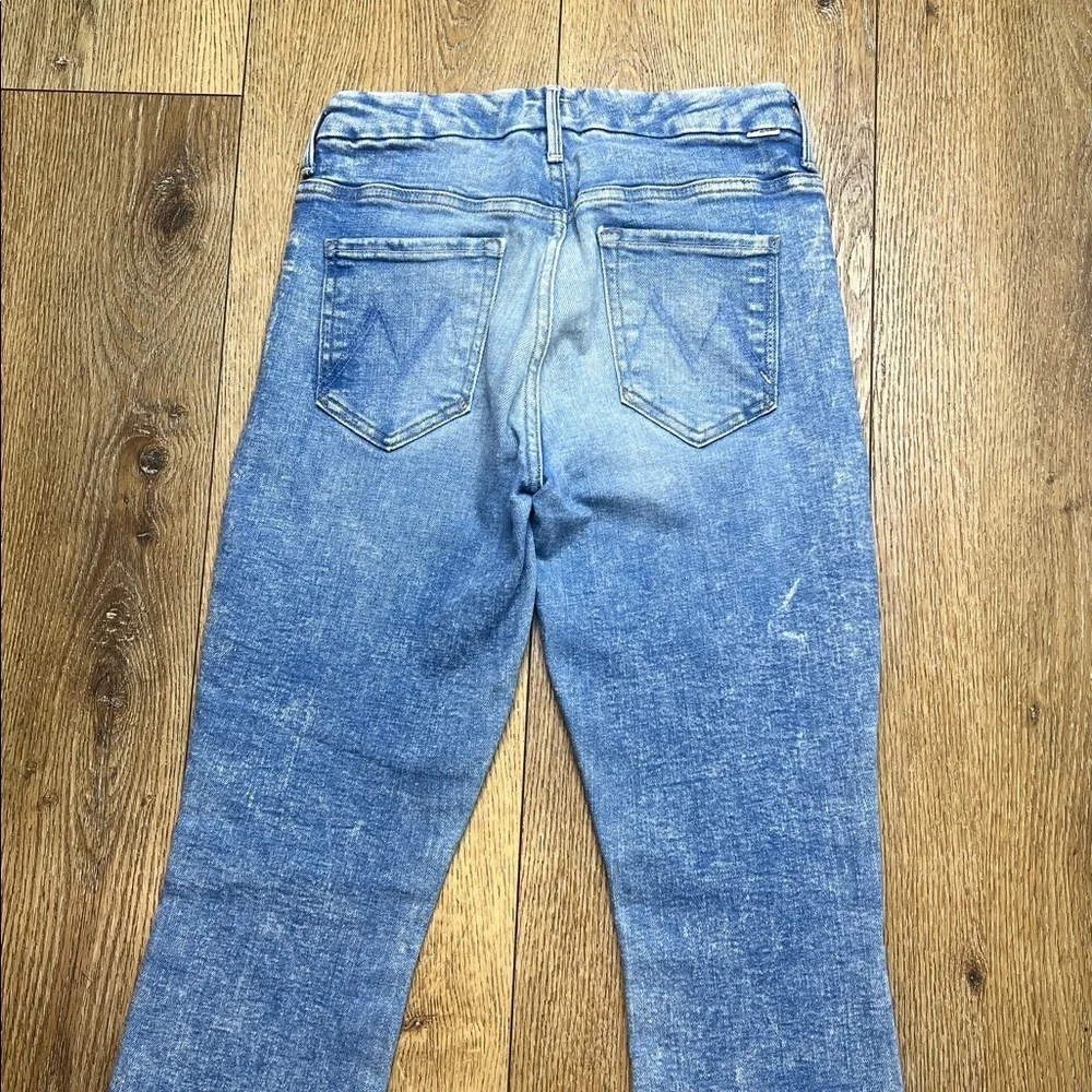 MOTHER The Looker Ankle Fray Jeans in Deep Breaths Size 26 - Picture 6 of 13